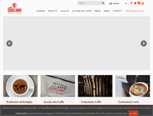 Tablet Screenshot of caffecagliari.it